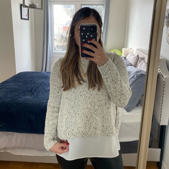 Club Mónaco | White and Black sweater - Picture 7 of 9